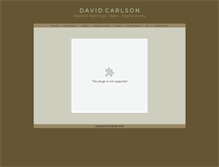 Tablet Screenshot of davidcarlsonart.com